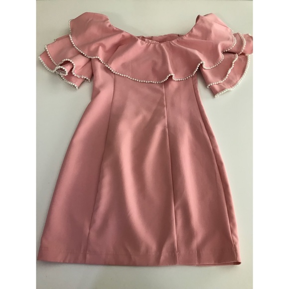 Off shoulder trumpet sleeve dress - Picture 2 of 6